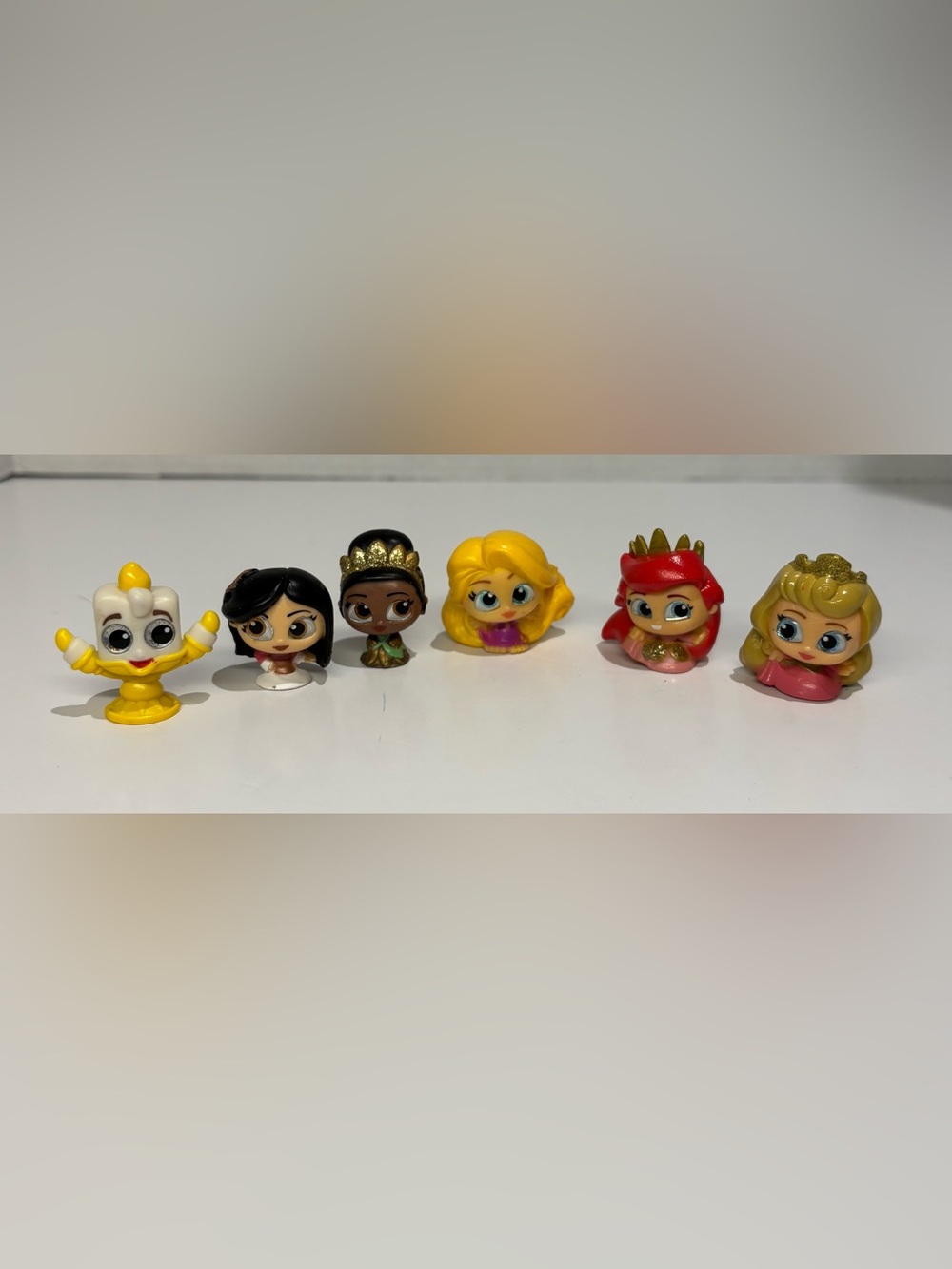 Disney Doorables Princess Collection Ariel Rapunzel Mulan Lot of 6 Figures